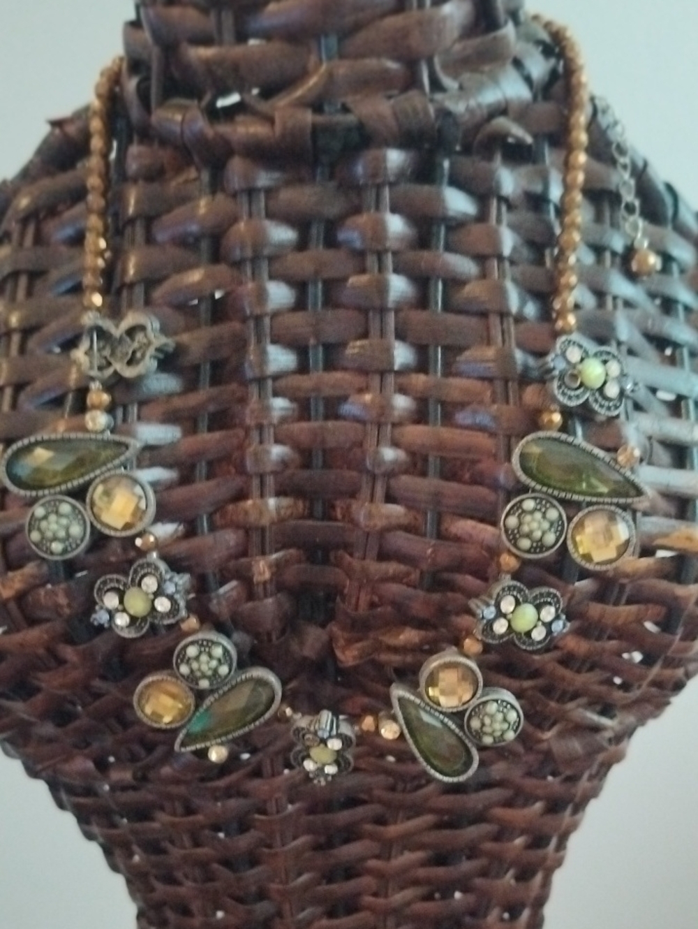 JB Green Floral Statement Necklace - Women Jewelry